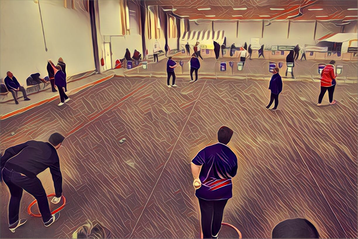 Sfeerimpressie van het boulodrome